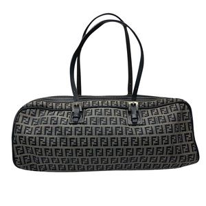 Vintage Fendi Zucchino Navy Blue Bag